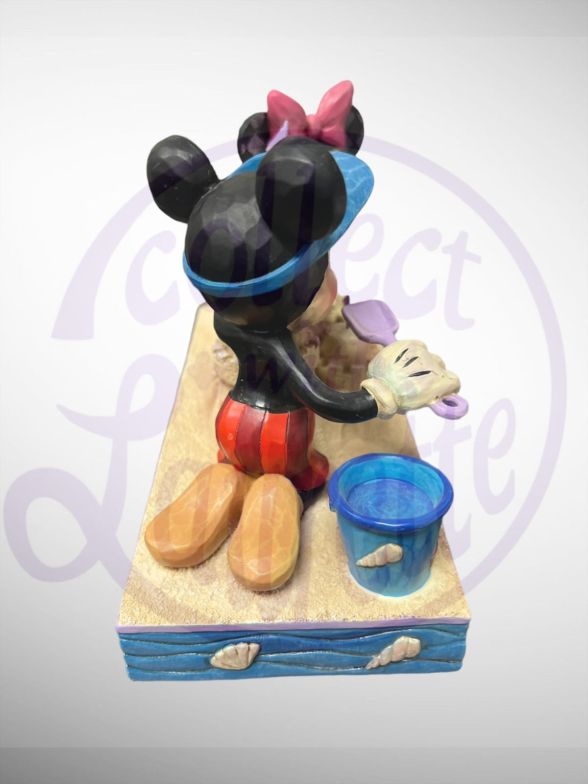 Jim Shore Disney Traditions - Seaside Sweethearts Mickey Minnie Sandcastle Figurine (No Box)